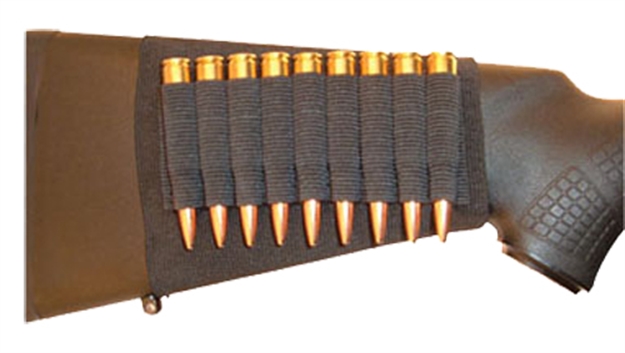 Picture of  Grovtec US Inc Gtac81 Buttstock Cartridge Holder  Elastic 9Rd Rifle Buttstock Mount