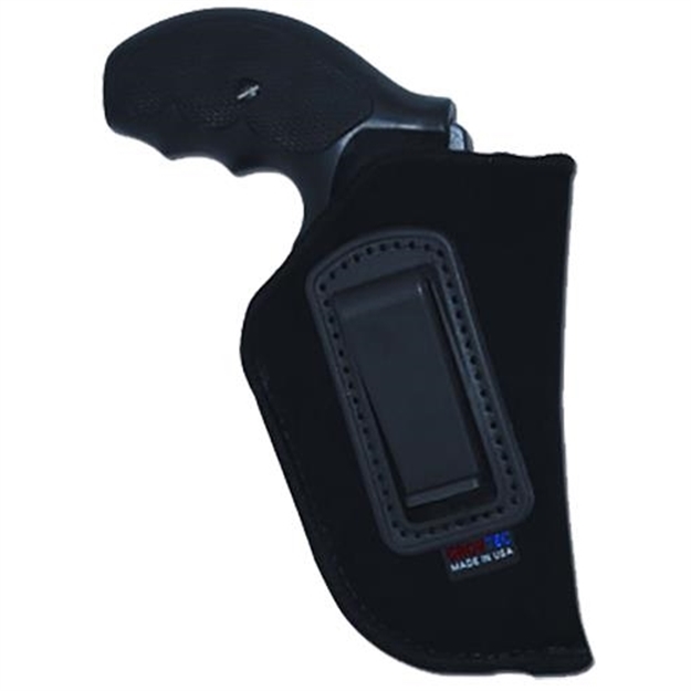 Picture of  Grovtec US Inc Gthl14112r Inside The Pants  Iwb Size 12 Black Suede Compatible W/Glock 26/27/33 Belt Clip Mount Right Hand 811071011556