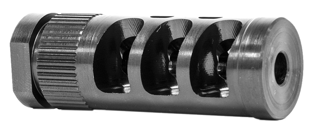 Picture of  Grovtec US Inc Gthm315 G-Comp Muzzle Compensator Black Nitride Steel With 1/2"-28 Tpi Threads For 223 Cal 811071013413