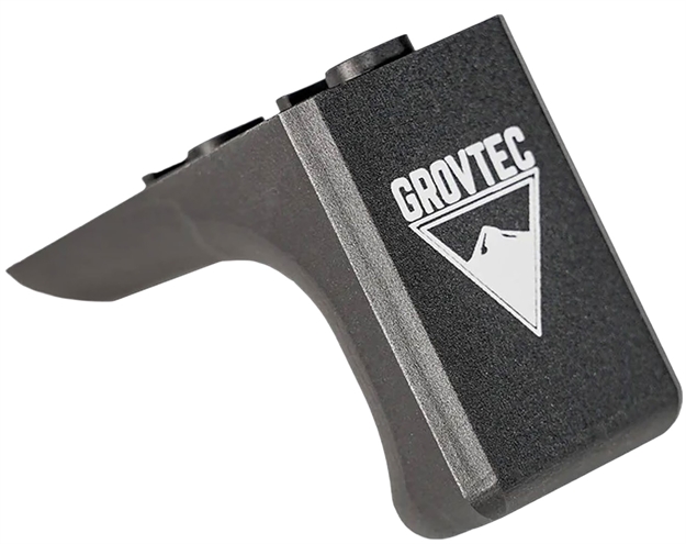 Picture of  Grovtec US Inc Gthm321 G-Stop Reversible Hand Stop Black Anodized Aluminum