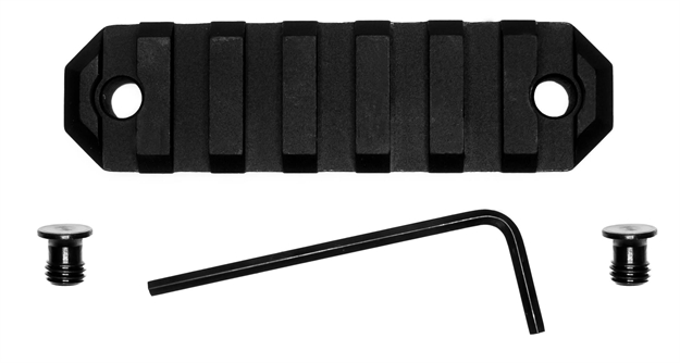 Picture of  Grovtec US Inc Gtsw228 3 Inch 7 Slot Keymod  Black Anodized 811071012287