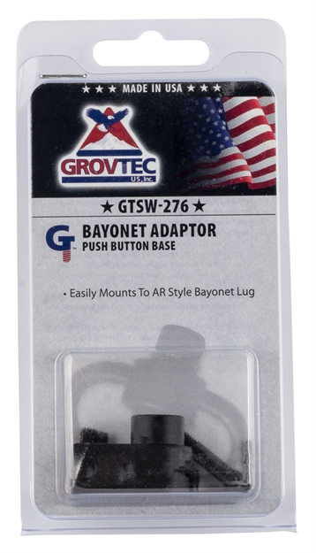 Picture of Grovtec US Inc Gtsw276 GT Bayonet Adapter Push Button Base Black