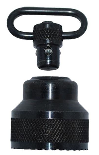 Picture of  Grovtec US Inc Gtsw296 Mag Cap  Shotgun 1" Push Button Black Oxide Remington 870 Express 12 Gauge Steel 811071012966