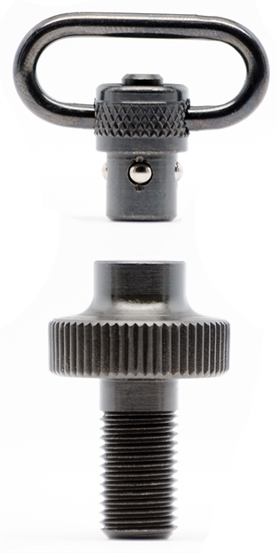 Picture of  Grovtec US Inc Gtsw308 Mag Cap  Shotgun 1" Push Button Black Oxide Mossberg 500 12 Gauge Steel 811071013086