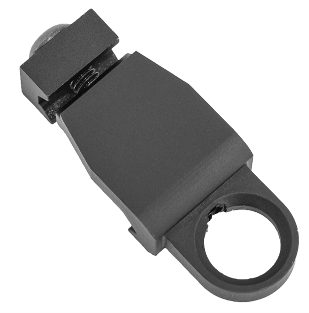 Picture of  Grovtec US Inc Gtsw323 Side Rider Sling Mount Snap Hook Loop  Black Anodized