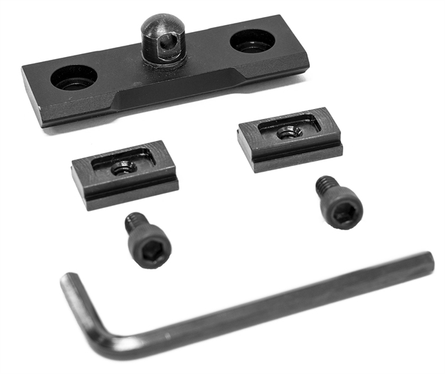 Picture of  Grovtec US Inc Gtsw324 Anschutz T-Nut Stud Adapter Black Hardcoat Anodized Steel & Aluminum Rifle