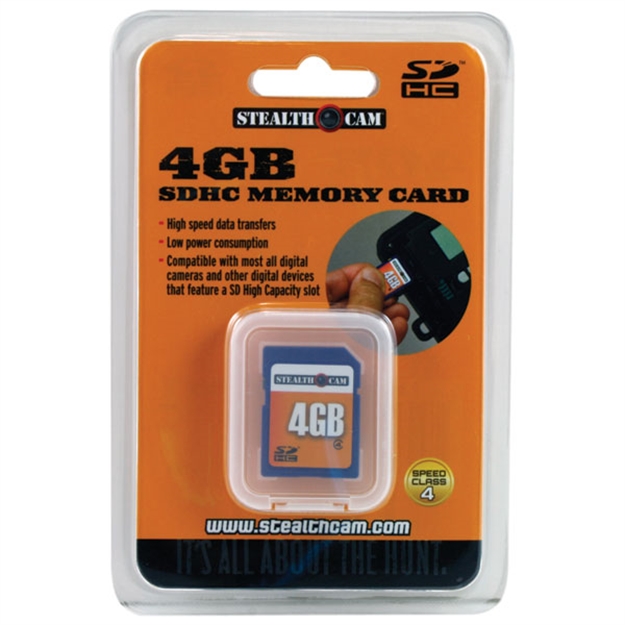 Picture of Stealth Cam 4Gb SD Card Single PK