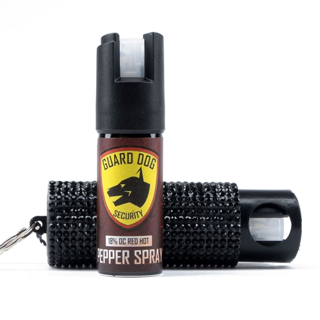 Picture of Guard Dog Bling IT ON Max Strength Keychain Pepper Spray Blk PS-GDBO-BK-2
