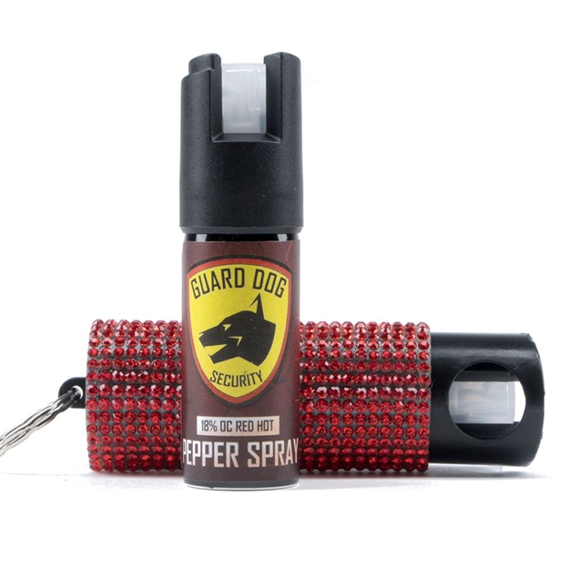 Picture of Guard Dog Bling IT ON Max Strength Keychain Pepper Spray Red PS-GDBO-RD-2
