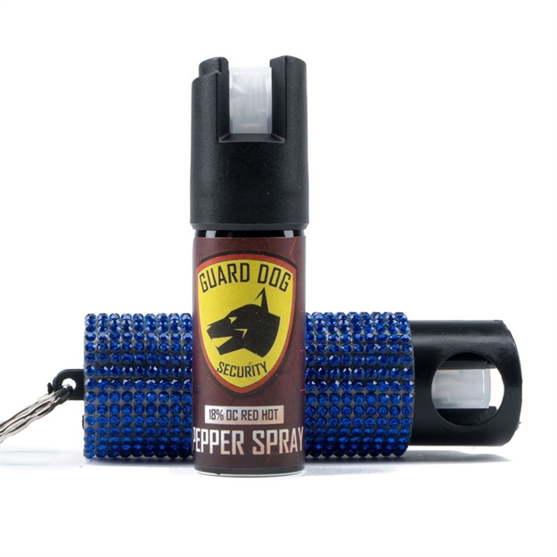 Picture of Guard Dog Bling IT ON Max Strength Keychain Pepperspray Blue PS-GDBO-BL-2