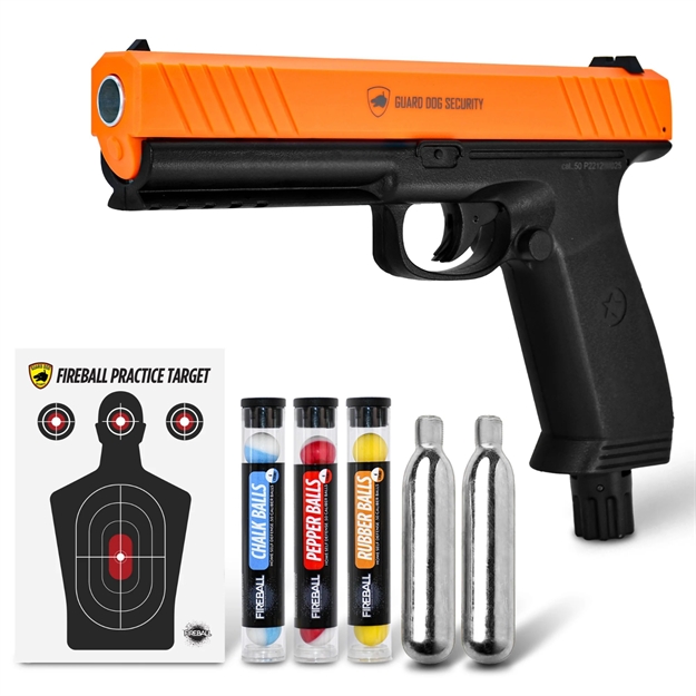 Picture of Guard Dog Security Dog Fireball Pepper Gun Launcher Kit Ballco2target PG-GDFB-BK-S2 857107006950