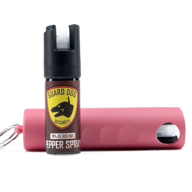 Picture of Guard Dog Harm And Hammer Glass Breaker W Pepper Spray Pink PS-GDHH-PK-2