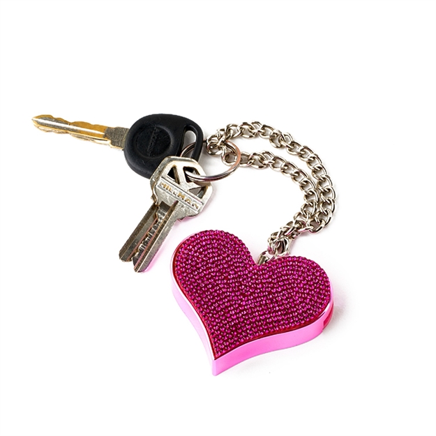 Picture of Guard Dog Heartbeat Keychain Alarm Pink