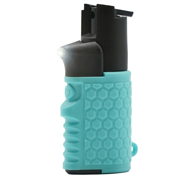 Picture of Guard Dog Light EM UP Pepper Spray Keychain W Led Teal
