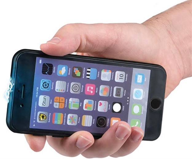 Picture of Guard Dog Security Dog Istun 2 Stun Gun W/ Light-Smartphone Look Black