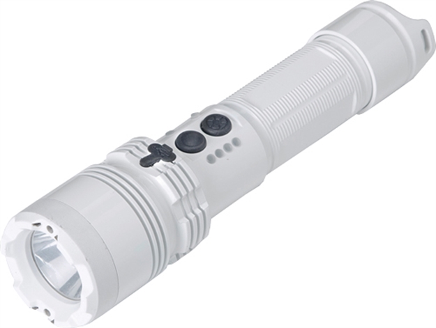 Picture of Guard Dog Security Dog Lightsafer Stun Gun W/ Tac Light Max Voltage White TLSGGDLSWT