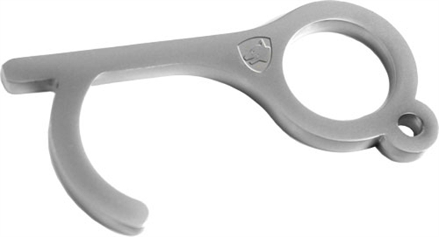 Picture of Guard Dog Security Dog NO Touch Key Chain Antimicrobial Silver