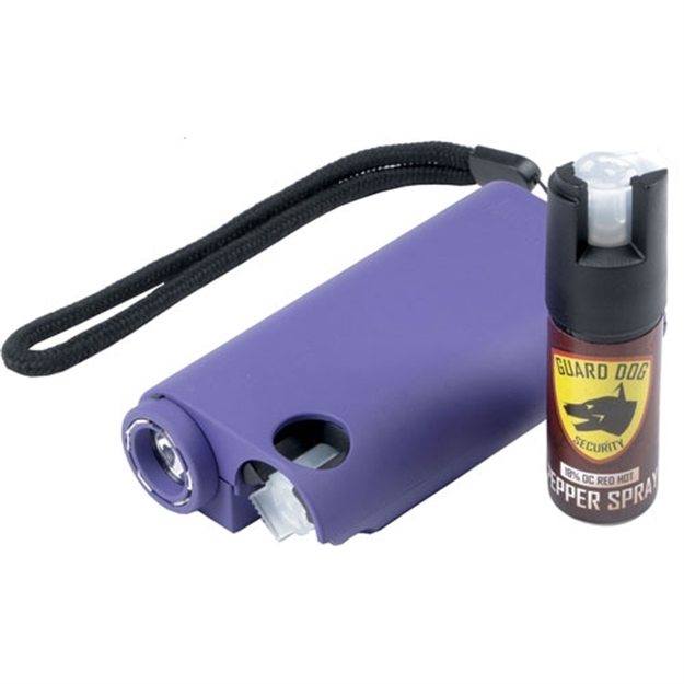 Picture of Guard Dog Security Dog Olympian 3-In-1 Purp Stun Gun/Light/Pepper Spray SGPSTLGDOPR 857107006714