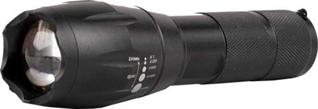 Picture of Guard Dog Security Dog Tactforce 1000 Lumen W/ Zoom Rechargeable Black