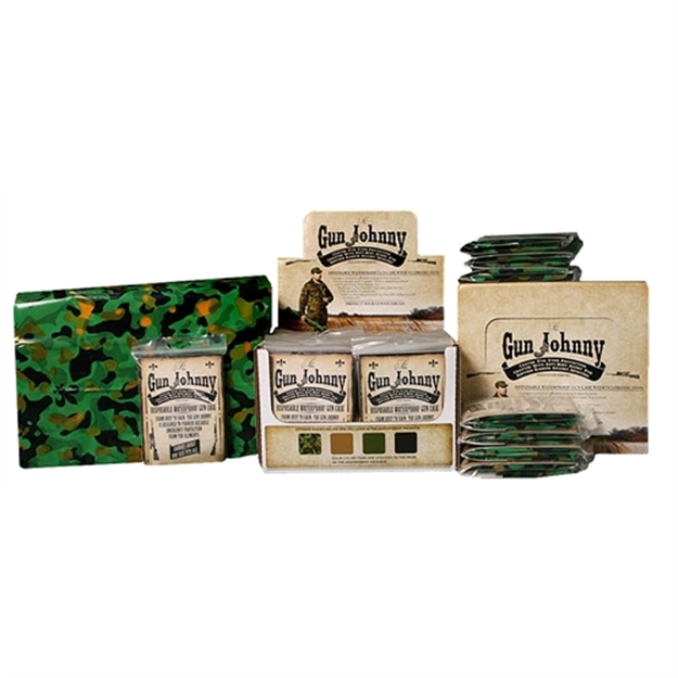 Picture of Gun Johnny Gj248 Disposable Waterproof Gun Bag Treated Plastic 12"X70" Green