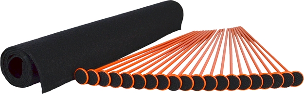 Picture of Gun Storage Solutions Medium Rifle Rod Kit 20Org Rifle Rods .22 Cal 19"X30" RR20SKOR 856691002607