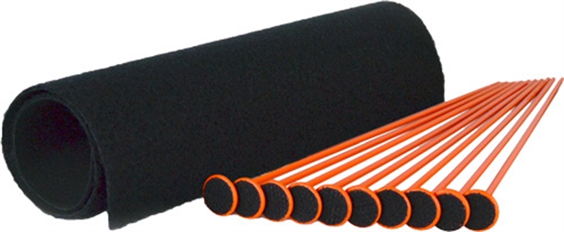 Picture of Gun Storage Solutions Small Rifle Rod Kit 10 Org Rifle Rods .22 Cal 19"X15" RR10SKOR
