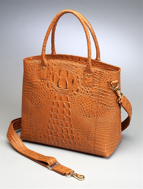 Picture of Gun Totin' Mamas Croco Debossed Town Tote