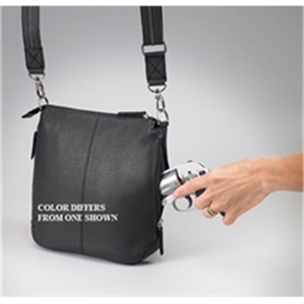 Picture of Gun Totin' Mamas Flat Sac, Leather, Brn