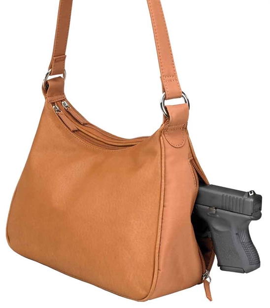 Picture of Gun Totin' Mamas Hobo, Pig Leather, Tan
