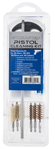 Picture of  Dac Technologies 38257 Gunmaster Universal Cleaning Kit Multi-Caliber Pistol/14 Pieces 761903382579