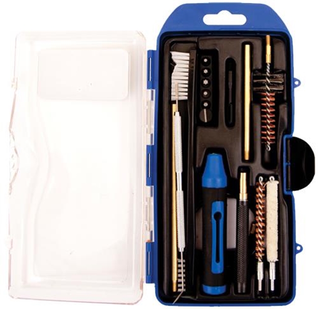 Picture of Gunmaster 17Pc .223/5.56 AR Rifle Cleaning Kit W/Pull Through Rod Punch Pick & 6Pc Driver Set GM223AR