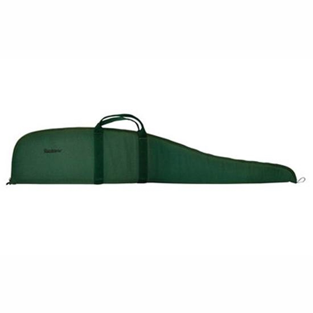 Picture of  Uncle Mike's 22417 Gunmate Rifle Case Large Style Green Nylon, 48" Oal, Lockable Full Length Zipper, Wrap Around Handles, Embroidered Logo For Scoped Rifle