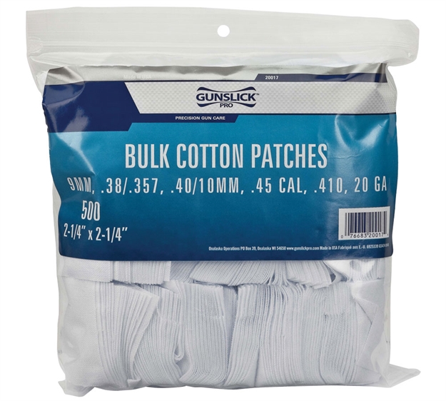 Picture of Gunslick Patches 38-45 500Pk