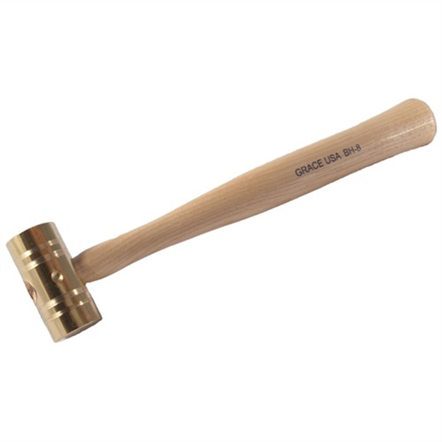Picture of Grace Usa Usa Hammer 8 OZ Brass GRBH8 731940123480