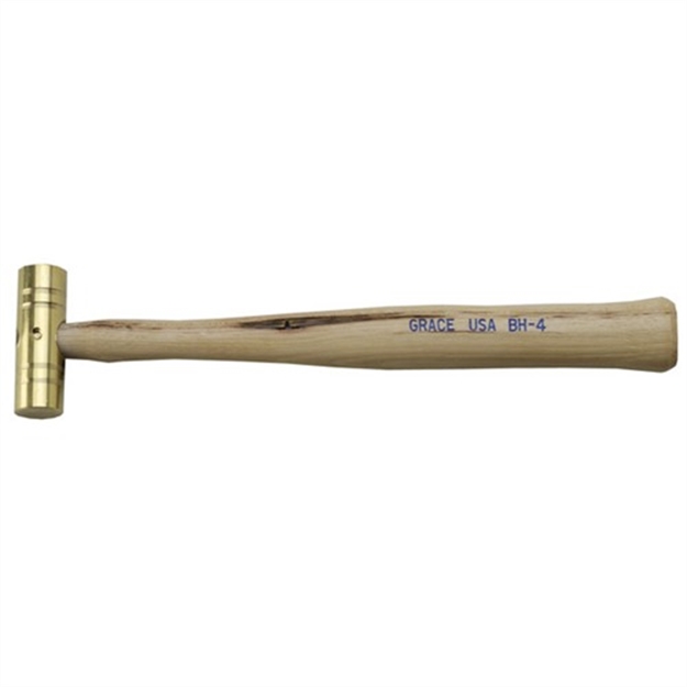 Picture of Grace Usa Usa Hammer 4 OZ Brass! GRBH4