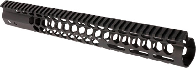 Picture of Guntec Usa Air Lite Handguard 15" Honeycomb M-Lok Black GT-15HC-AL-MLK