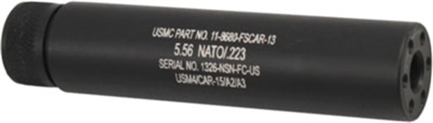 Picture of Guntec Usa Ar15 Fake Suppressor 5.5" 1/2X28 Threads Black 5.5FAKE-AR 714569648183
