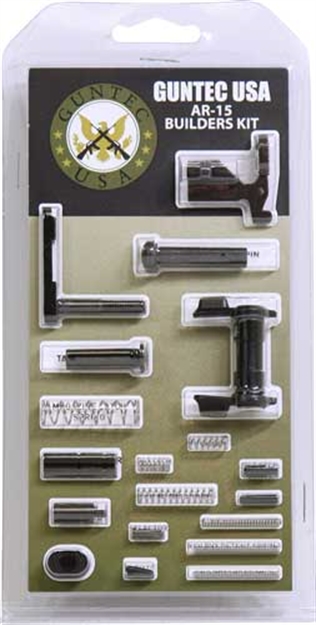 Picture of Guntec Usa Ar15 Lower Parts Kit Ambi W/O Grip & Trigger Group BUILD-KIT-AMBI