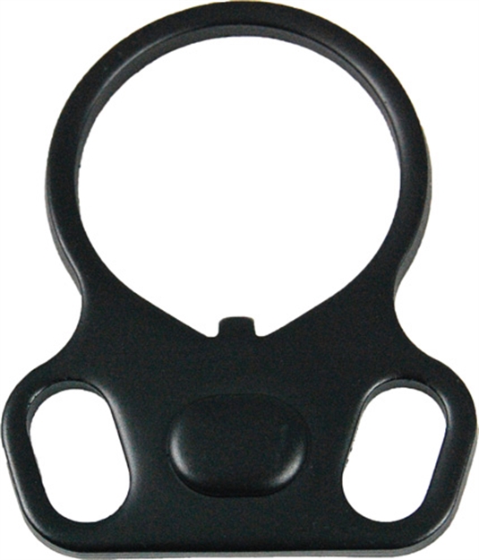 Picture of Guntec Usa Ar15 Single Point Sling Adapter Ambi Black DOUBLE-EGG 714569648565