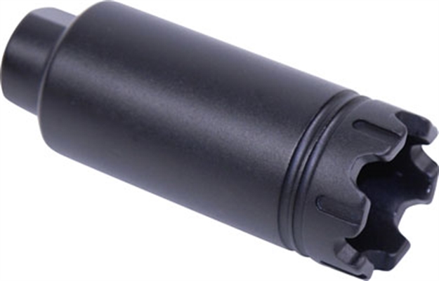 Picture of Guntec Usa Ar15 Slim Flash Can Trident W/ Glass Breaker Black CONE-FH-S-C 714569651176