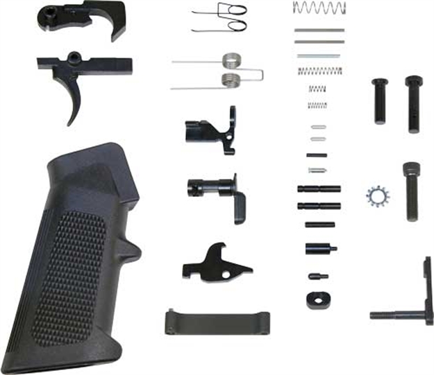Picture of Guntec Usa Complete Lower Parts Kit Ar15 With A2 Pistol Grip LPK-A2 714569647728