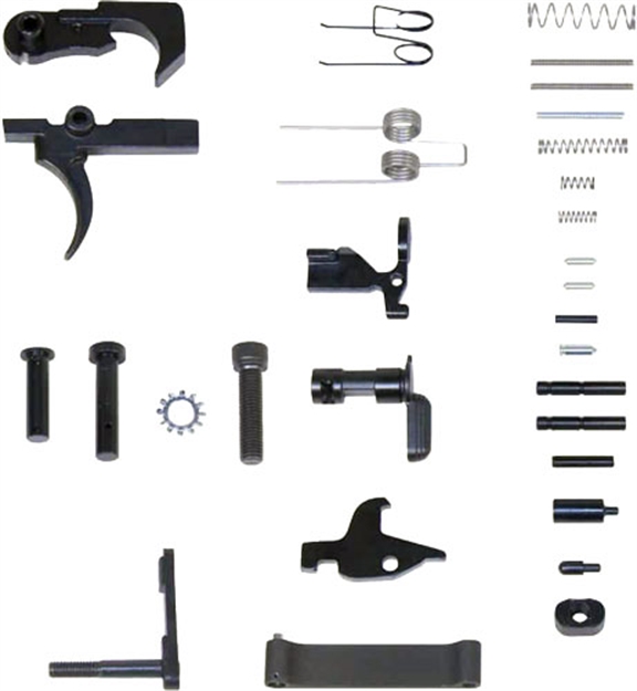 Picture of Guntec Usa Complete Lower Parts Kit Ar15 "Without Grip" LPK 714569647711