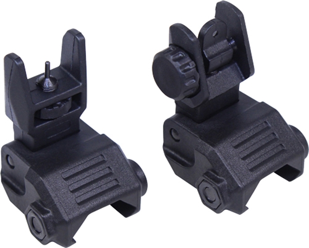 Picture of Guntec Usa Pqs Poly Quick Sights Set Black< GT-PQS