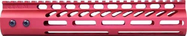 Picture of Guntec Usa Ultra Light Handguard 10" M-Lok Red! GT10MLKRED
