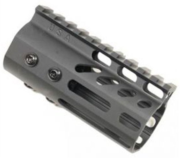 Picture of Guntec Usa Ultra Light Handguard 4" Keymod Black