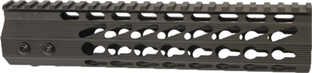 Picture of Guntec Usa Ultra Slim Handguard Octagonal 9" Keymod Black