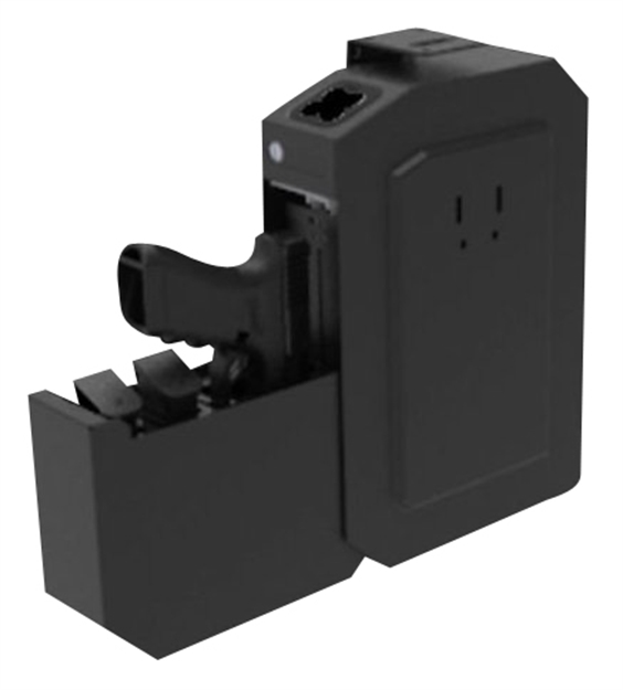 Picture of Gunvault Gv55019 Speedvault 550 Personal Safe Mechanical Illuminated Keypad/Key 18 Gauge Steel Black