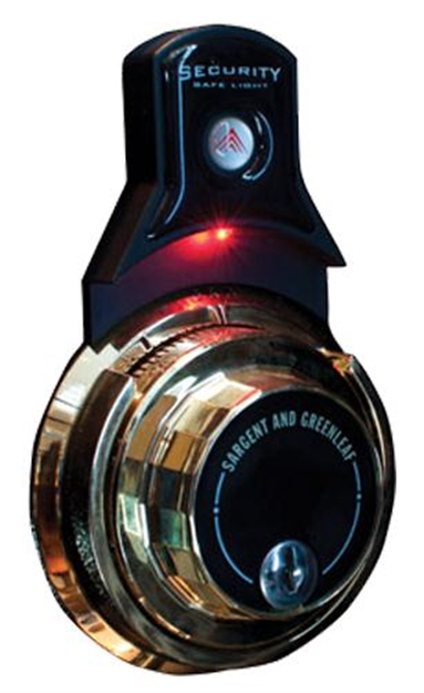 Picture of Gunvault Sll04 Mechanical Combination Lock Light Red Led 3V Lithium Black