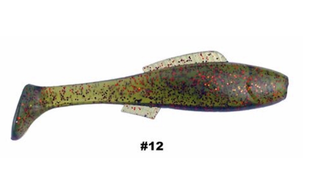 Picture of H & H Lure 3" Cocahoe Minnow Avocado/Red