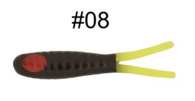 Picture of H & H Lure 3" Sprkl Jig Ref 10Bg Blk/Cht
